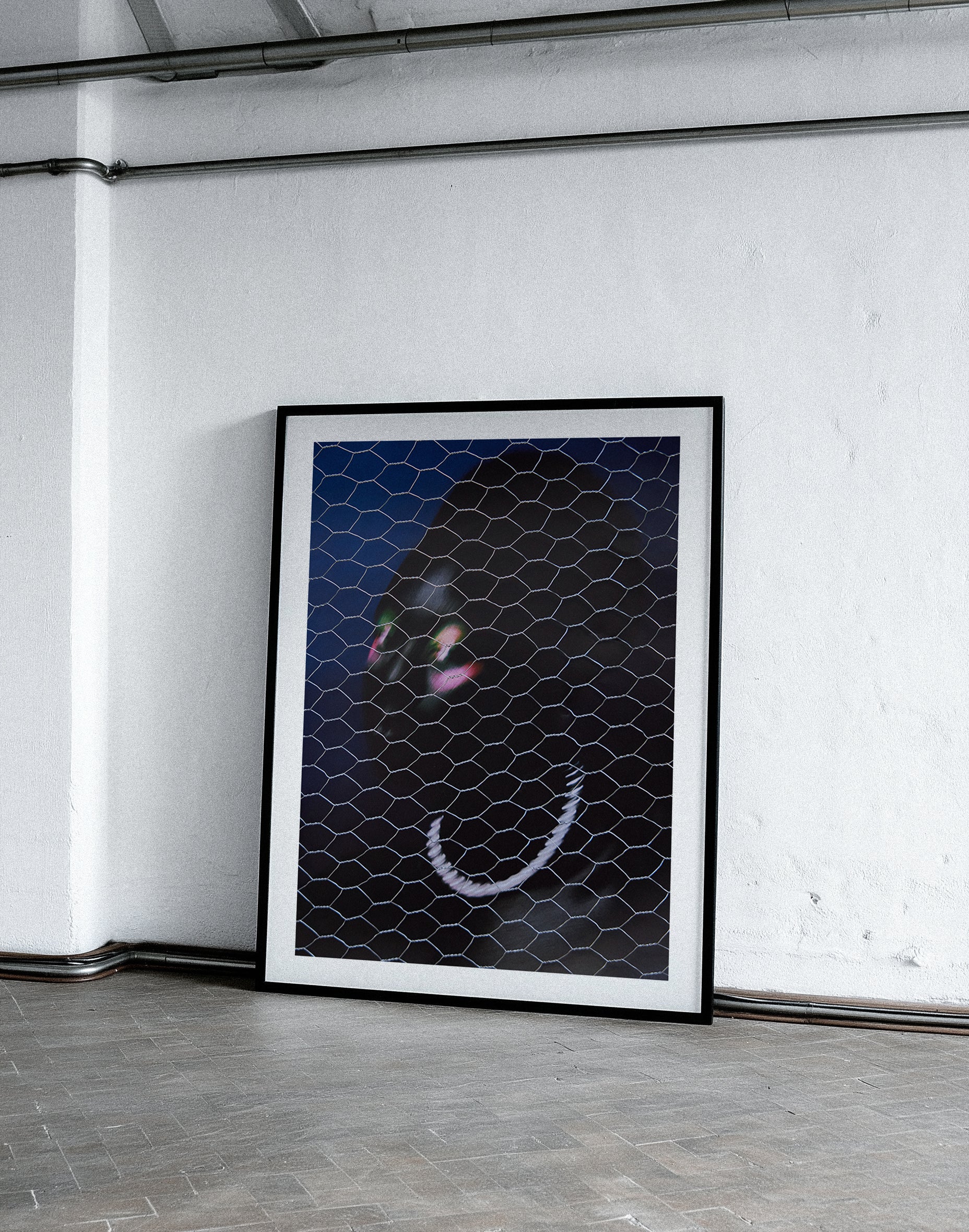 Framed fashion editorial print